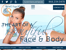 Tablet Screenshot of advancedcosmeticky.com